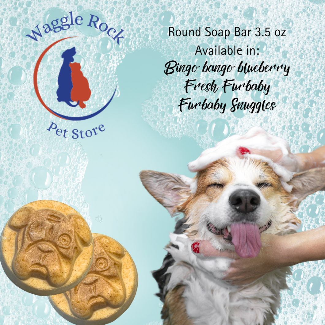 Fresh Furbaby Round Pet Soap Bar