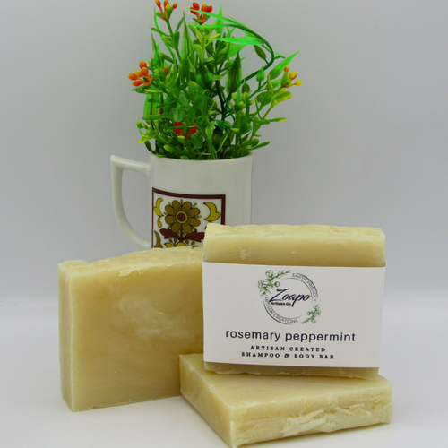 Rosemary Peppermint Shampoo & Body Bar