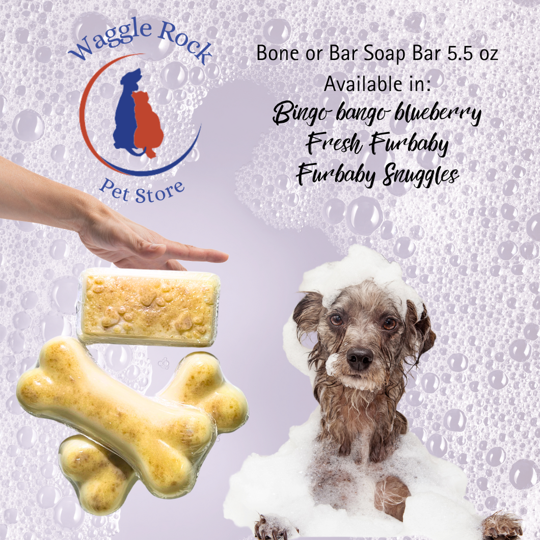 Furbaby Snuggles Bone or Bar Pet Soap Bar