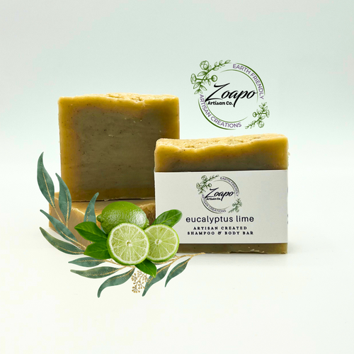 Eucalyptus Lime Shampoo and Body Bar
