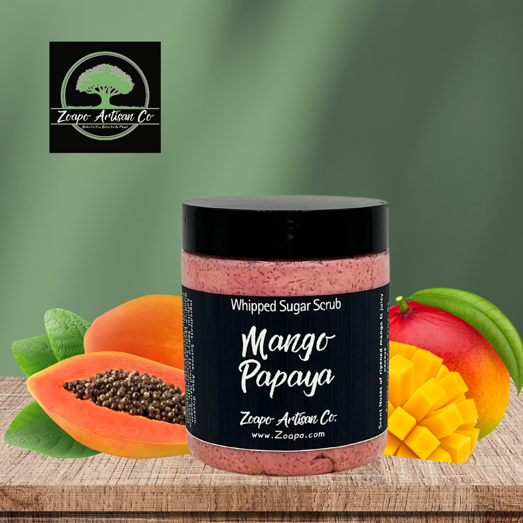 Mango Papaya Whipped Sugar Scrub