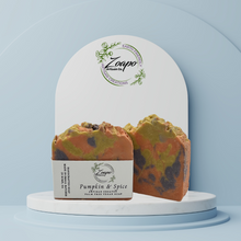 Load image into Gallery viewer, Pumpkin and Spice Palm Free Soap