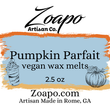 Load image into Gallery viewer, Pumpkin Parfait Vegan Wax Melts