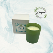 Load image into Gallery viewer, Sage Green Jar Ocean Storm Vegan Candle