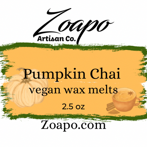 Pumpkin Chai Vegan. Wax Melts