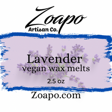 Load image into Gallery viewer, Lavender Vegan Wax Melts